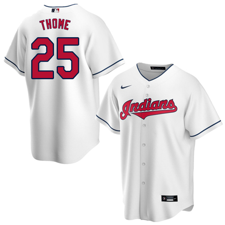 Nike Men #25 Jim Thome Cleveland Indians Baseball Jerseys Sale-White